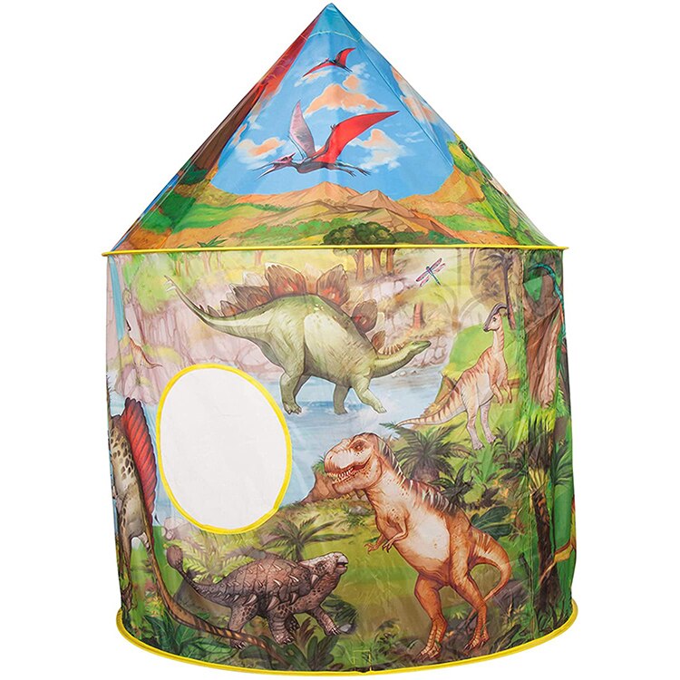 Pop Up Play Dinosaur Tent for Kids Realistic Design Kids Tent Indoor Games House Toys House For Children